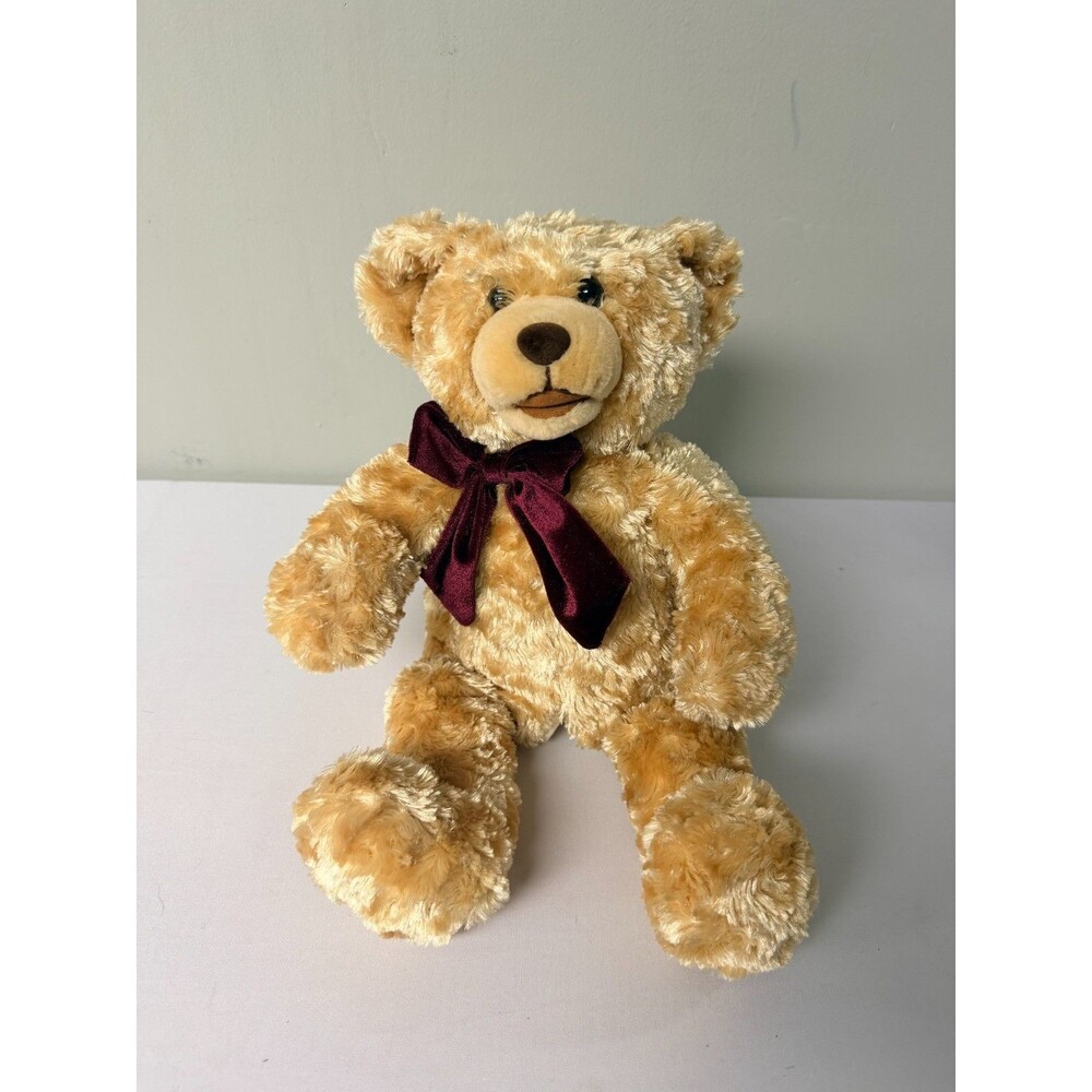 Touch My Heart Fuzzy Bear Smart Int 2002 Teddy Plush Tested Working